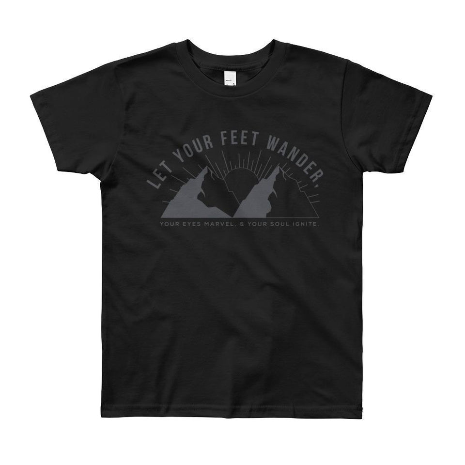 Let Your Feet Wander Youth Tee