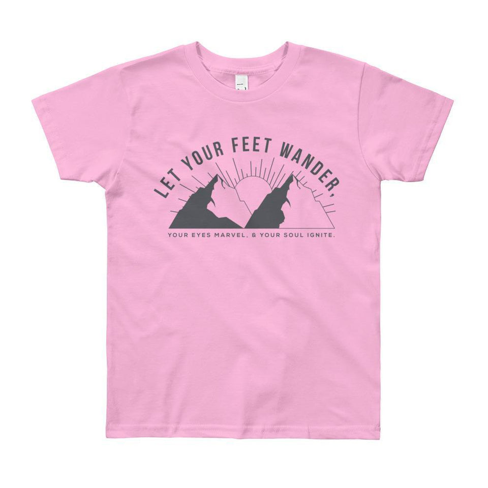 Let Your Feet Wander Youth Tee