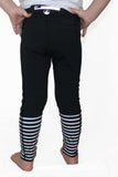 Black With Stripes - Pocket Pant - Kids
