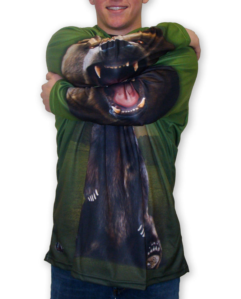 GRIZZLY BEAR Hoodie Chomp Shirt by MOUTHMAN®