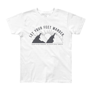 Let Your Feet Wander Youth Tee