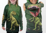 RAPTOR-IN-BLUE Hoodie Sport Shirt by MOUTHMAN®