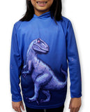 RAPTOR-IN-BLUE Hoodie Sport Shirt by MOUTHMAN®