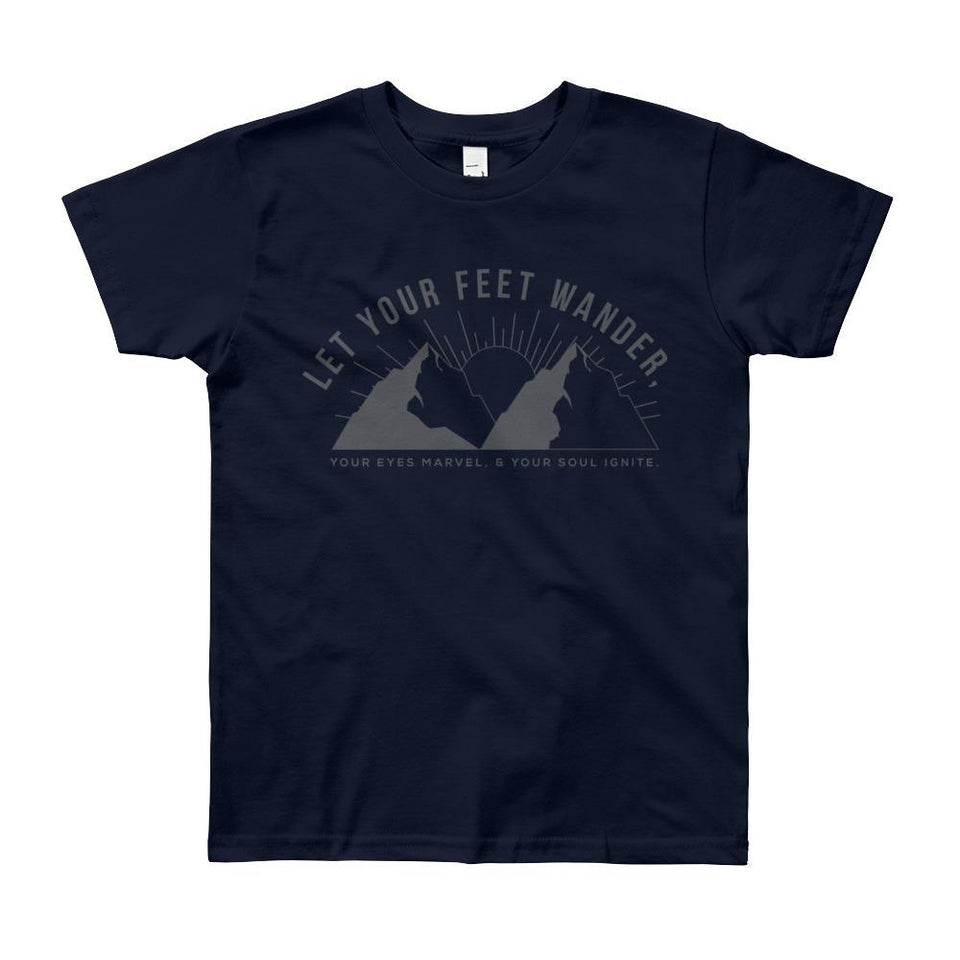 Let Your Feet Wander Youth Tee