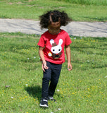 The White Rabbit - Alice's Adventure in Wonderland - Kids T-Shirt