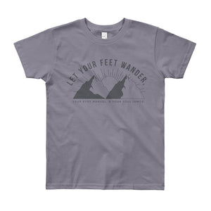 Let Your Feet Wander Youth Tee