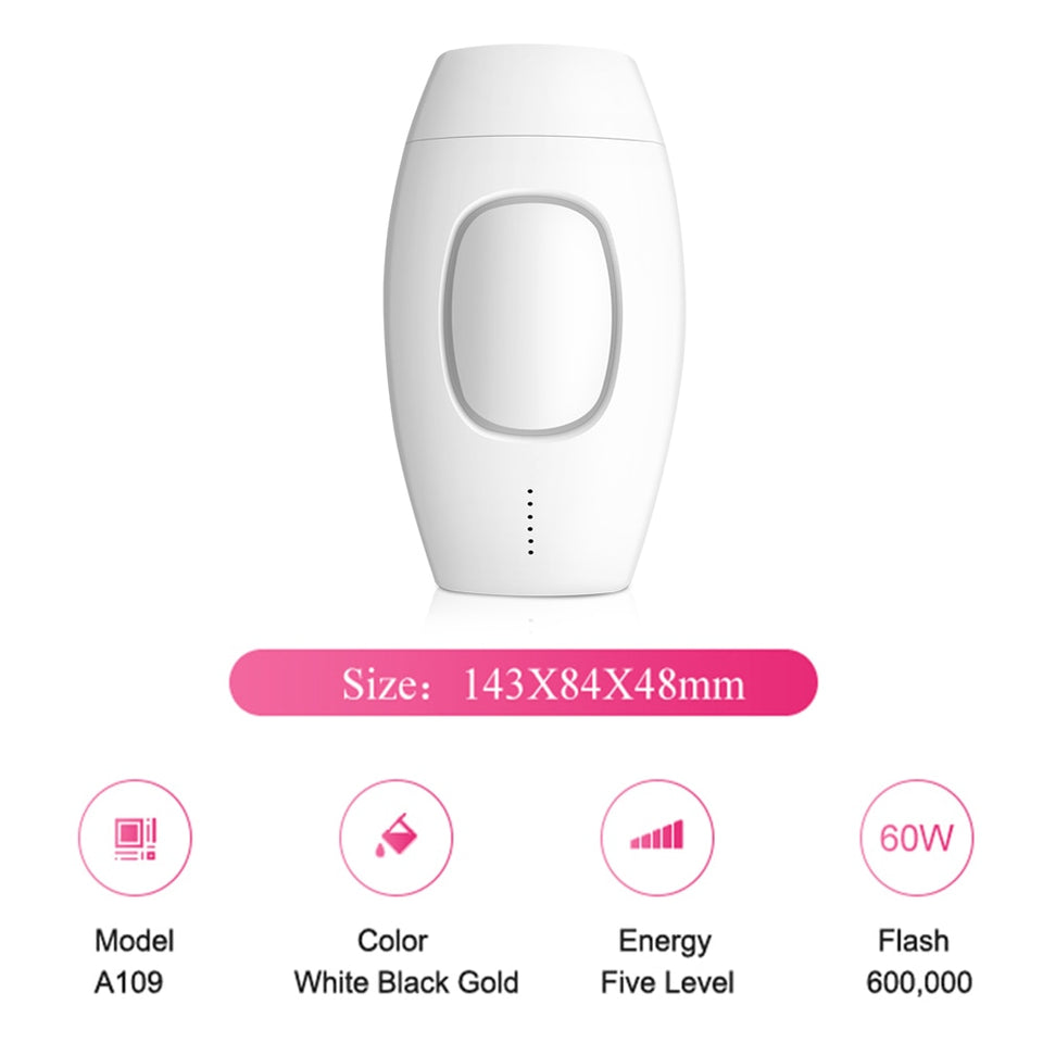Professional permanent IPL epilator laser hair removal
